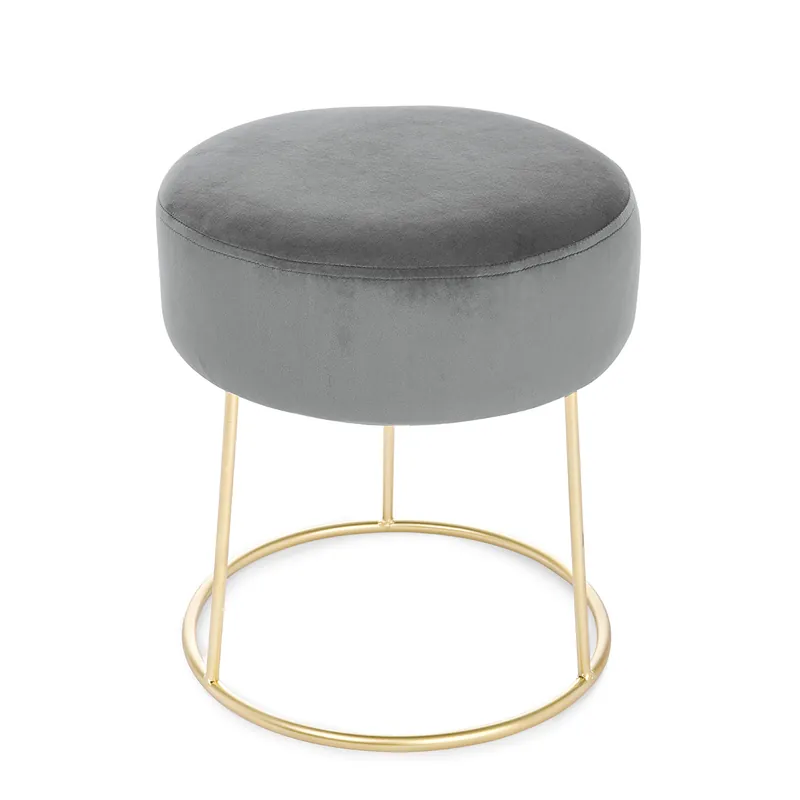 Pouf Clarissa grigio chiaro D35 Bizzotto