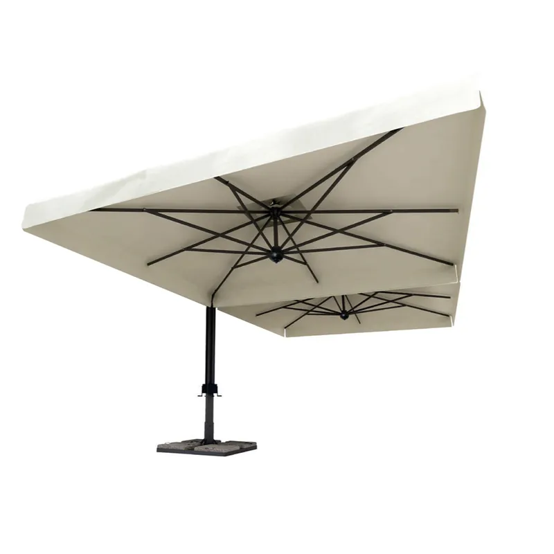 Ombrellone Alu Double Dark 3x6 Scolaro