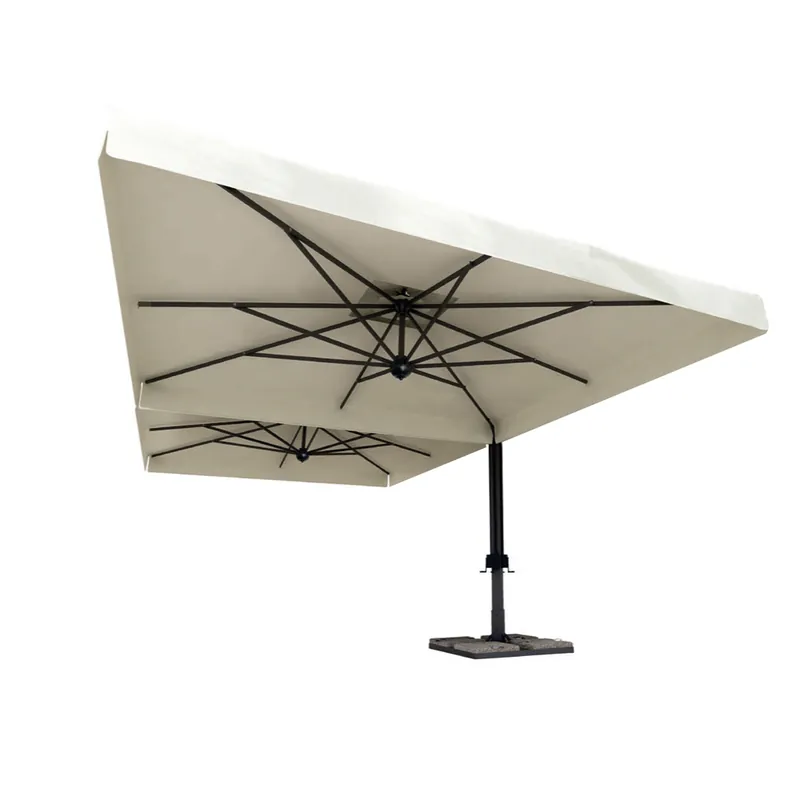 Ombrellone Alu Double Dark 3,5x7 Scolaro