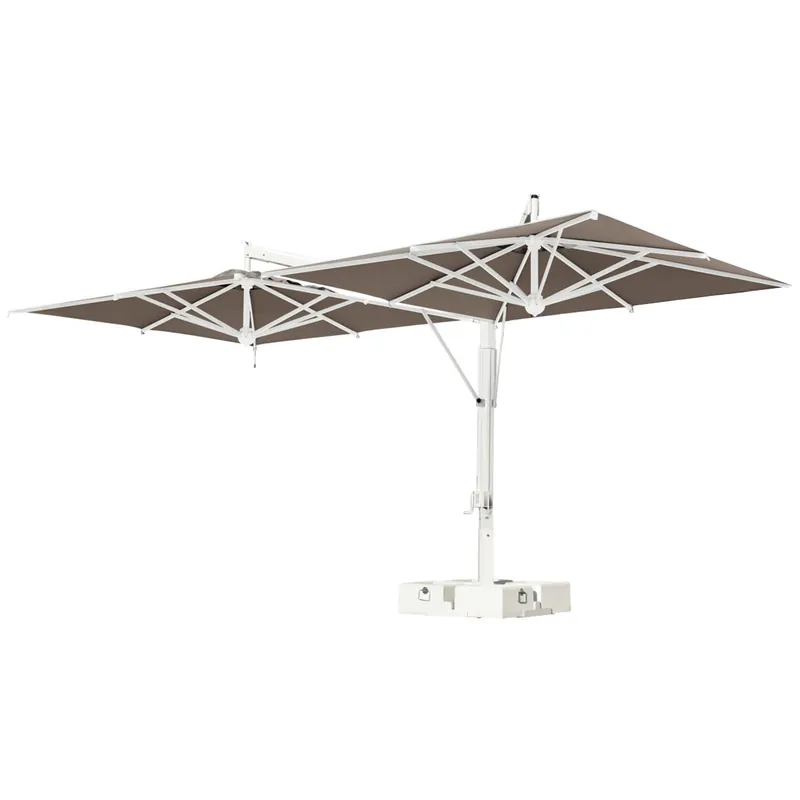 Ombrellone Alu Double Starwhite 3x6 Scolaro