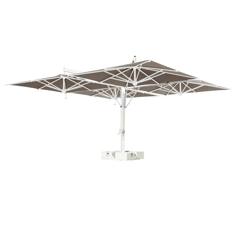 Ombrellone Alu Poker Starwhite 6x6 Scolaro