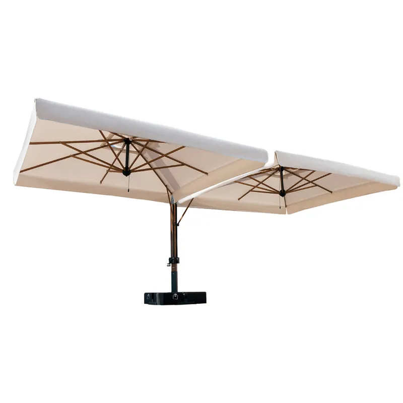 Ombrellone Wood Double 3x6 Scolaro