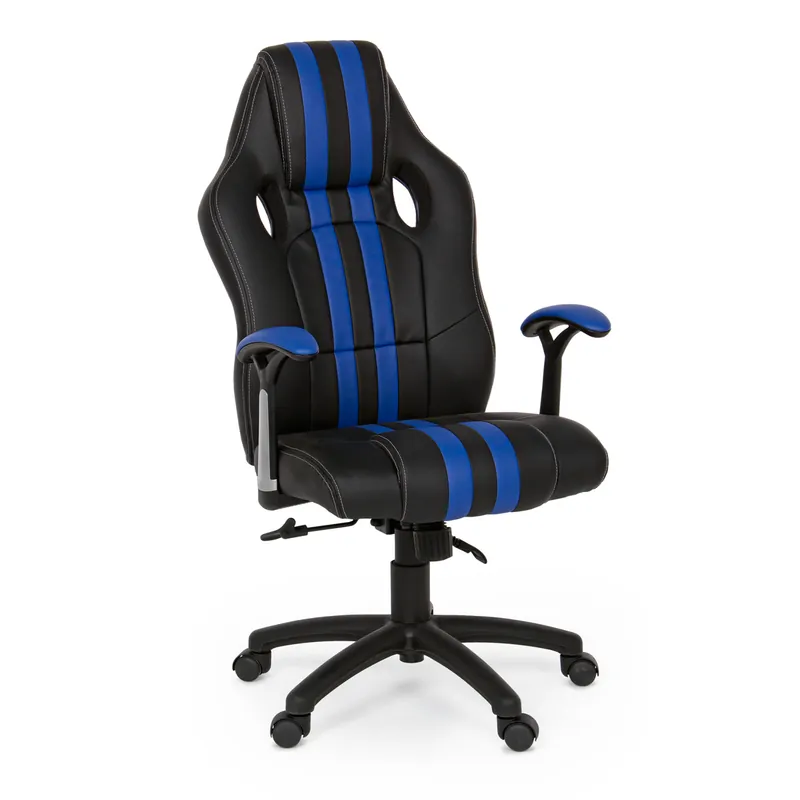 Poltrona ufficio c-br Spider blu Bizzotto