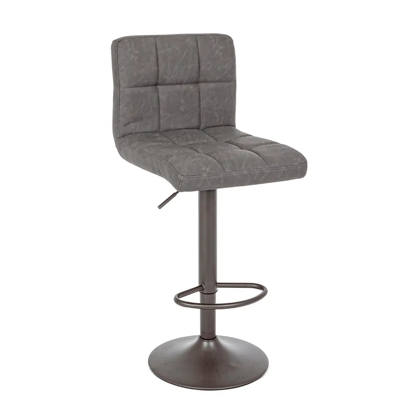 Sgabello bar Greyson grigio scuro vintage Bizzotto