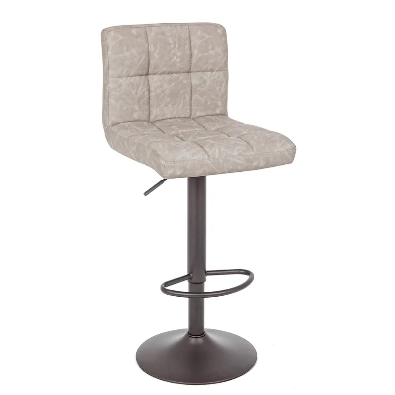 Sgabello bar Greyson grigio chiaro vintage Bizzotto