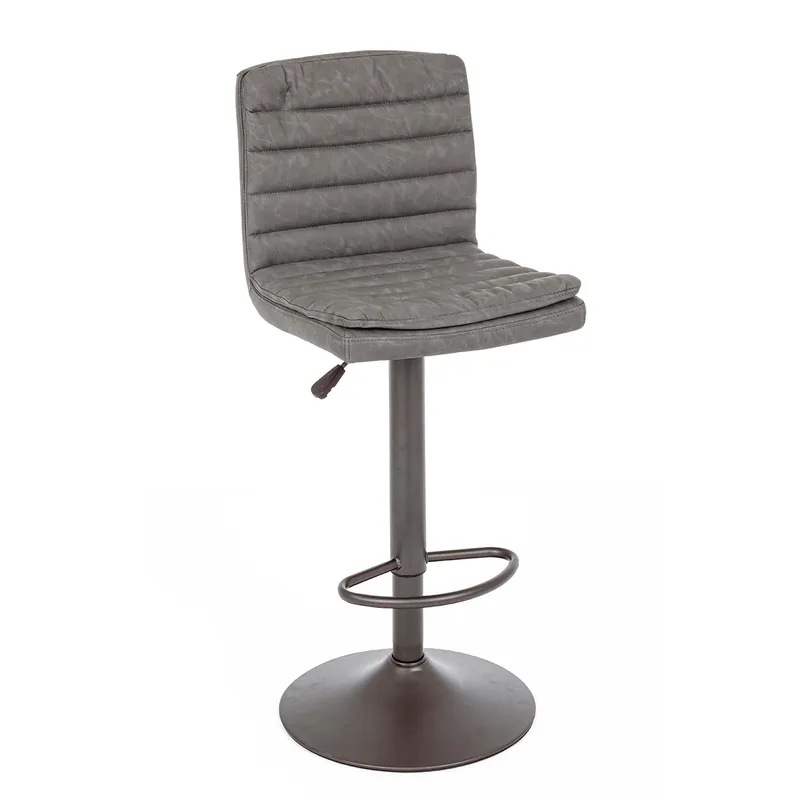 Sgabello bar Connor grigio scuro vintage Bizzotto