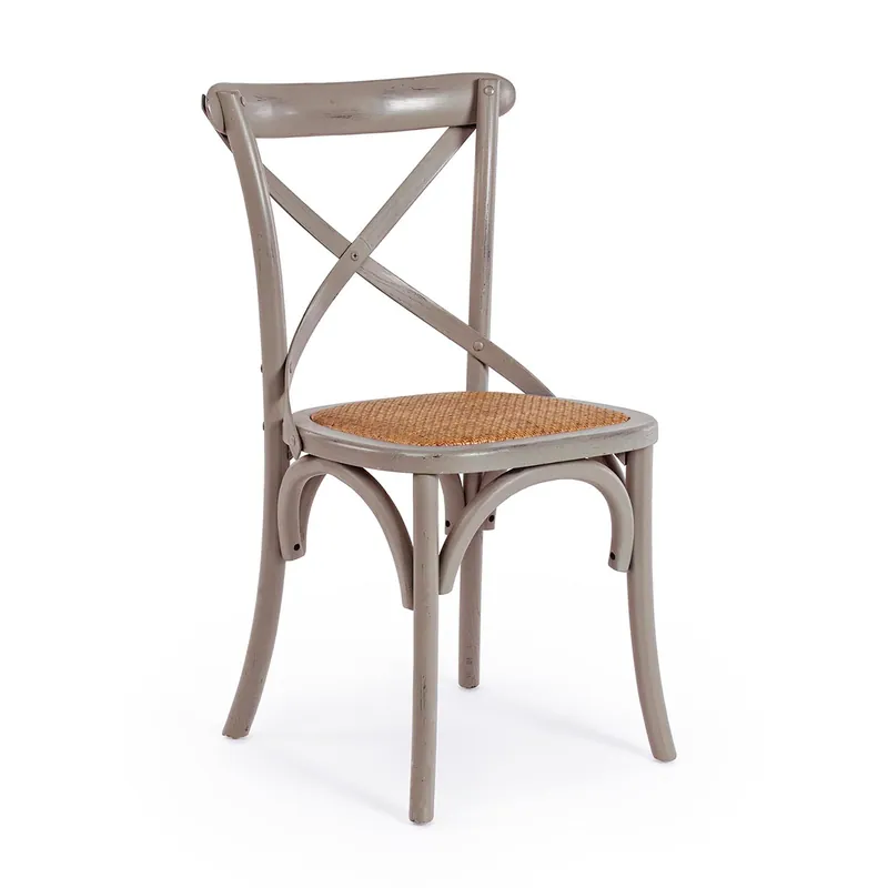 Sedia Cross grigio scuro Bizzotto