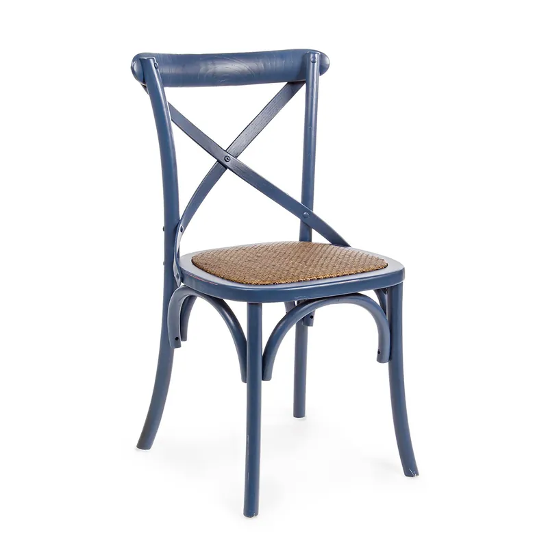 Sedia Cross blu Bizzotto