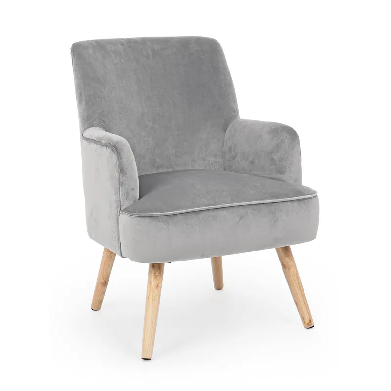 Poltrona Adeline grigio Bizzotto
