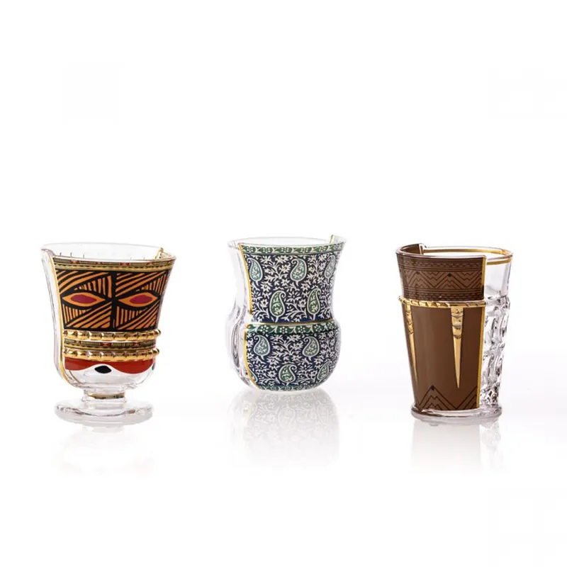Hybrid Glasses Rodinia Set 3 Bicchieri Seletti Seletti
