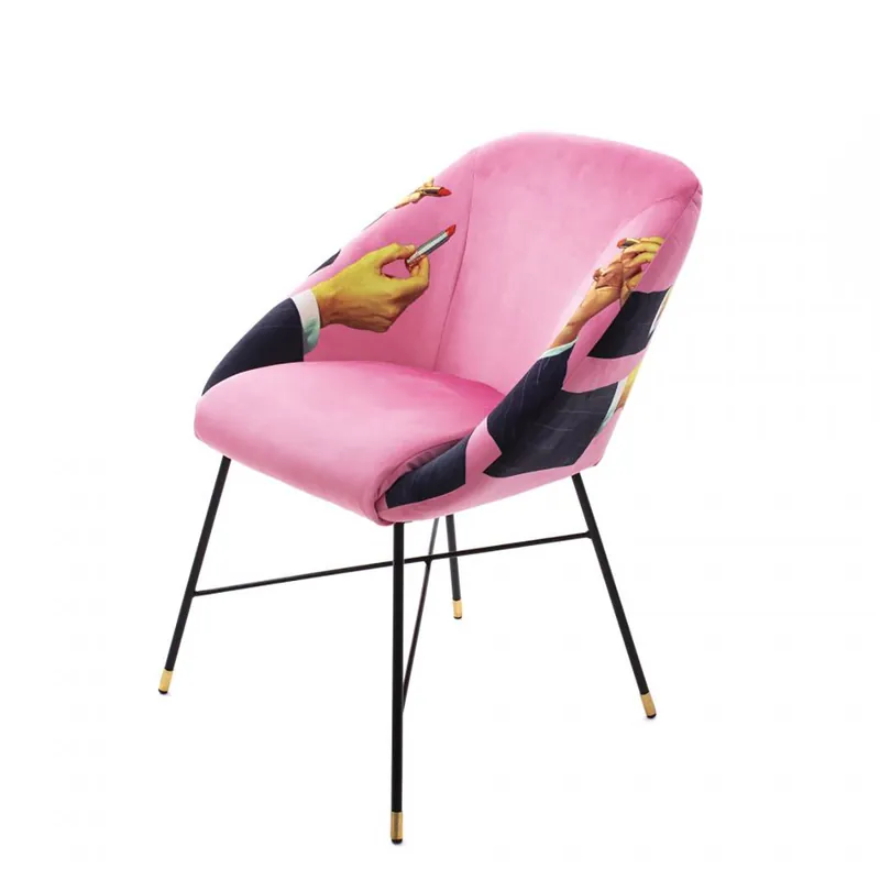 Padded Chair Lipsticks Pink Seletti Seletti