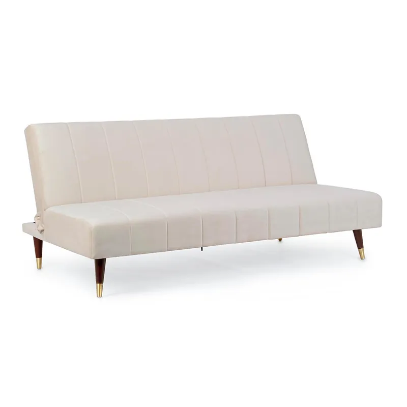 Divano letto 3P Alma beige Bizzotto