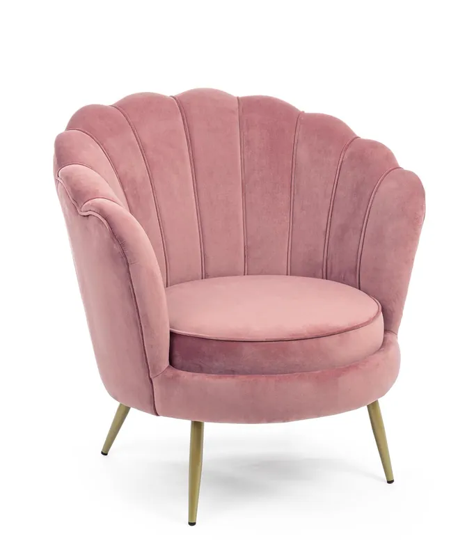 Poltrona Giliola rosa antik Bizzotto