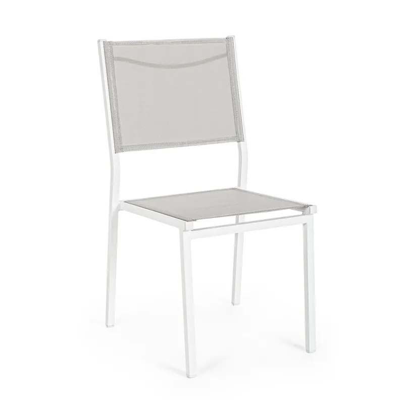 Sedia Hilde bianco cloud Bizzotto