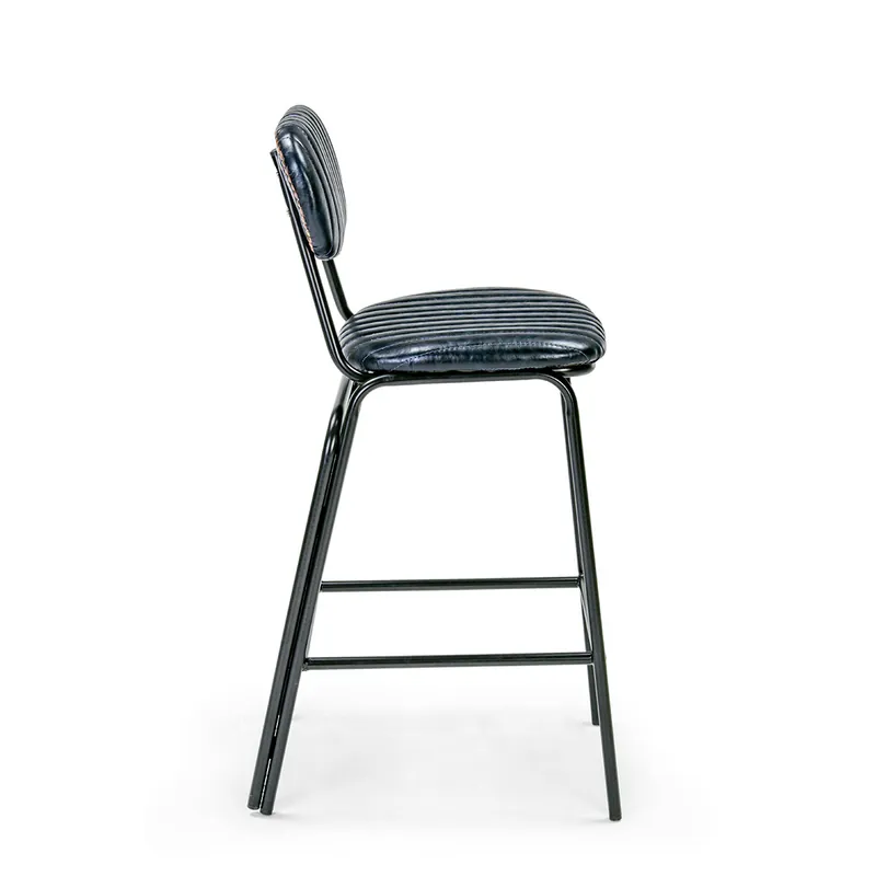 Sgabello bar Debbie blu vintage Bizzotto