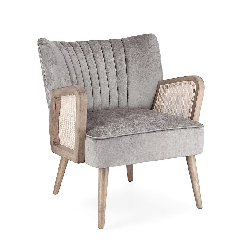 Poltrona Virna silver Bizzotto