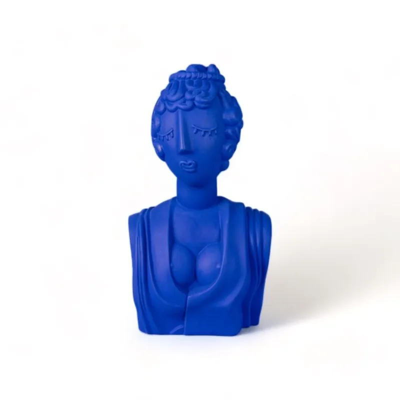 Magna Graecia Terracotta Busto Poppea Blue Seletti