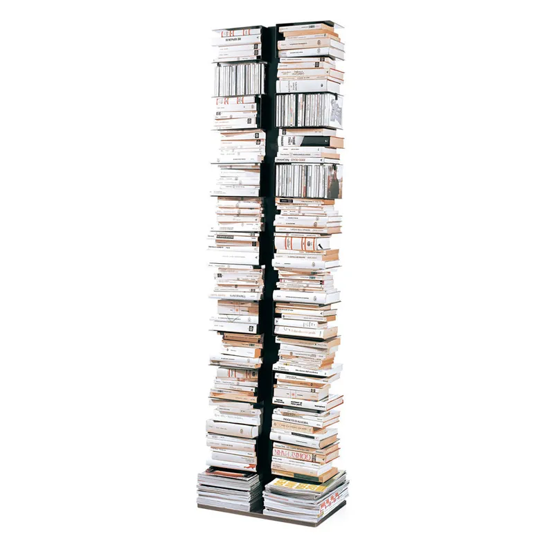 Ptolomeo X2 Libreria Nero-Inox Opinion Ciatti