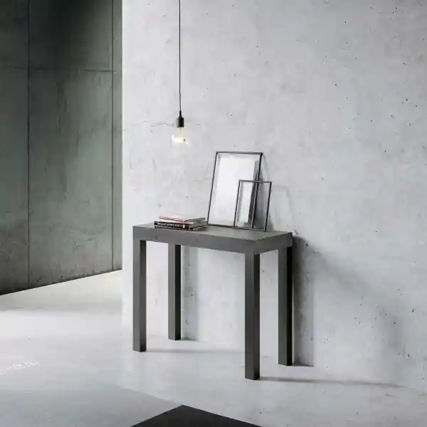 Consolle 90x40 cm allungabile a 196 cm EVERYDAY SMALL Cemento