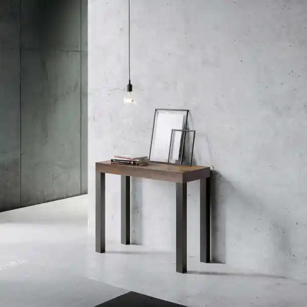 Consolle 90x40 cm allungabile a 196 cm EVERYDAY SMALL Noce