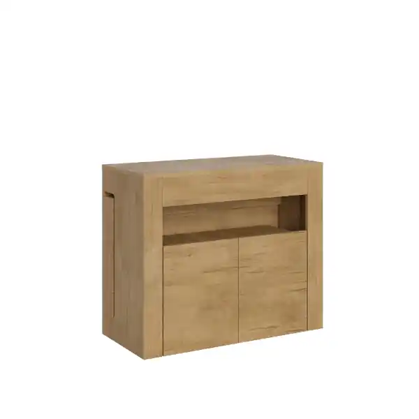 Consolle allungabile 90x42/302 cm ELIA con panca inferiore Quercia