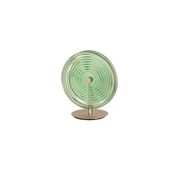 Lumetto LED da tavolo JOKEY in vetro decorato Verde 30x33 cm