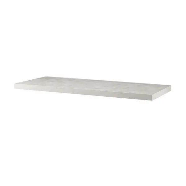 Mensolone in legno sospeso 120 cm per lavabo bagno NINFA Grigio spatolato