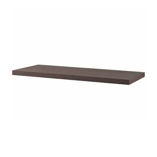 Mensolone in legno sospeso 120 cm per lavabo bagno NINFA Olmo Caffè