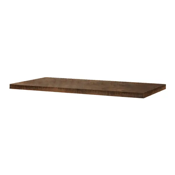 Mensolone in legno sospeso 120 cm per lavabo bagno NINFA Tabacco
