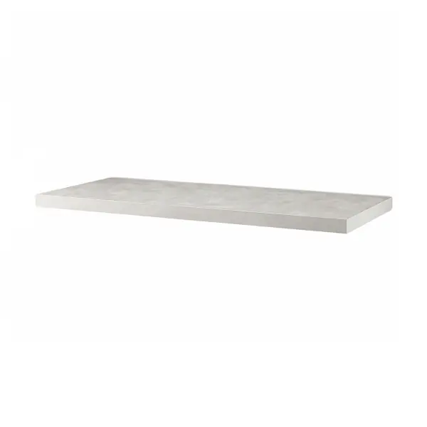 Mensolone sospeso 100 cm per lavabo bagno NINFA in legno Grigio spatolato