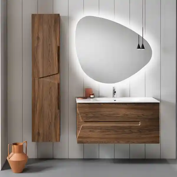 Mobile bagno con 2 cassetti HAITI 80 cm Tek