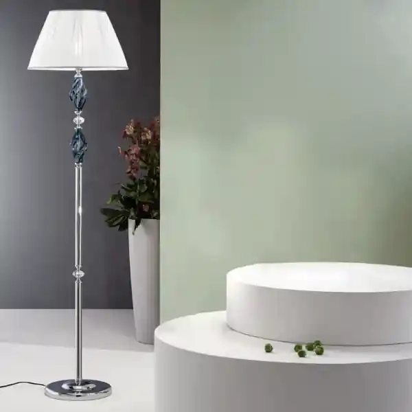 Piantana 1306 in vetro soffiato lavorato a mano Ottanio H177 cm