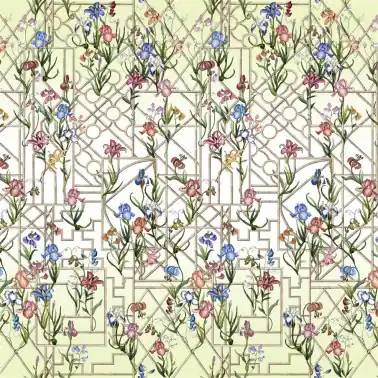 Fretwork Panoramic Citron PCL7053-01