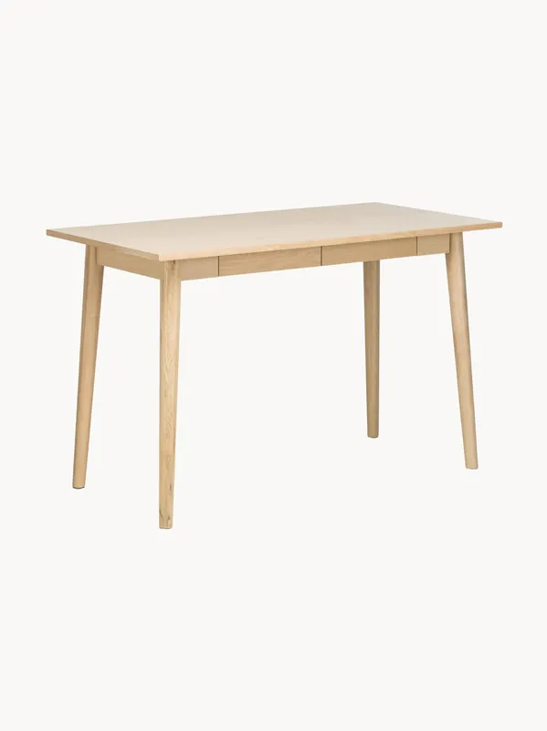 Scrivania stretta in legno Marte