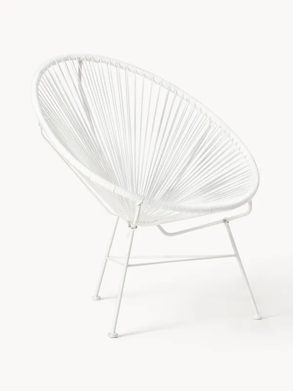 Poltrona lounge in plastica intrecciata Bahia