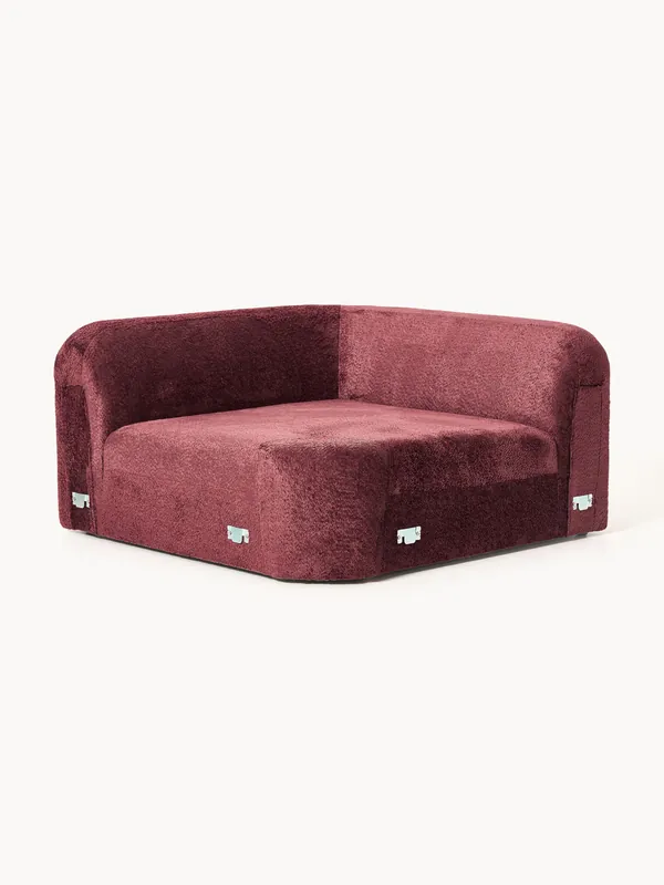 Modulo angolare in teddy-bouclé Wolke
