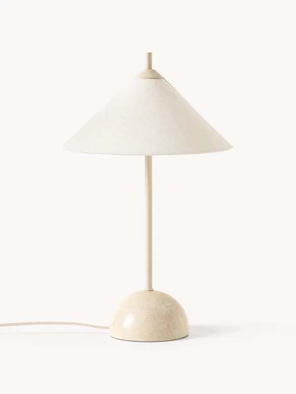Lampada da tavolo con base in marmo Vica