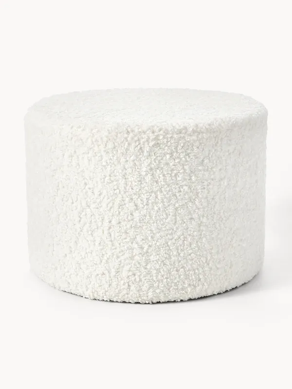Pouf in teddy Daisy
