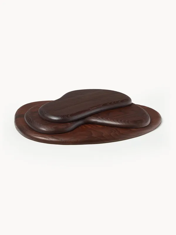 Set di 3 taglieri in legno di frassino Cairn