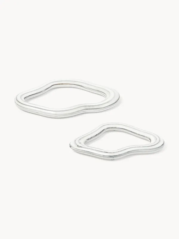Set di 2 sottobicchieri fatti a mano Nordic Sand