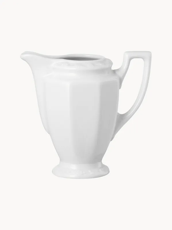 Brocca latte in porcellana Maria White, 170 ml