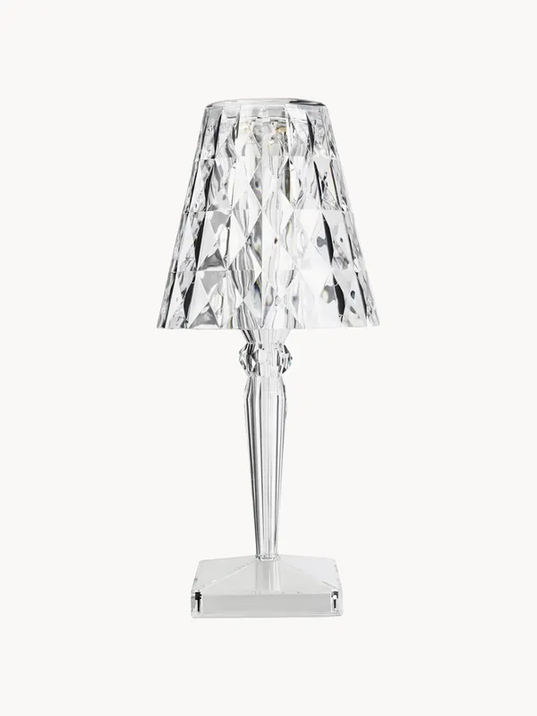Lampada da tavolo portatile a LED con luce regolabile Big Battery, alt. 37 cm