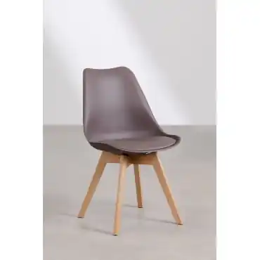 Confezione da 4 sedie da pranzo nordiche