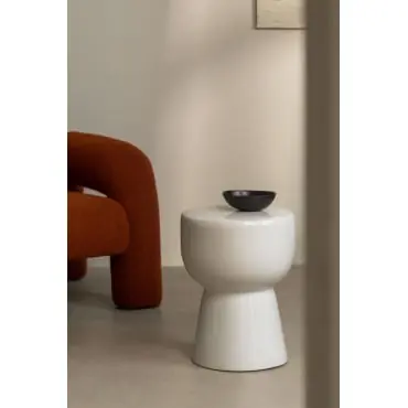Tavolino rotondo Ø35 cm in dolomite Kaly
