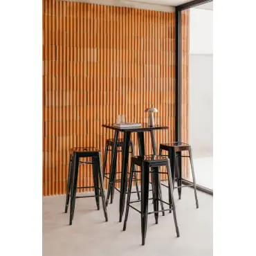 Set tavolo alto Lix e 4 sgabelli alti