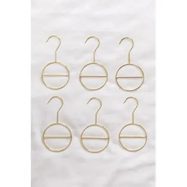 Set di 6 appendini per accessori in acciaio Gärde