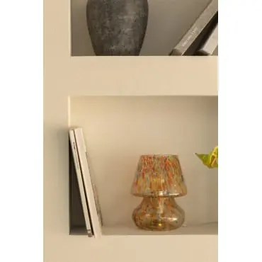 Lampada da tavolo in vetro Suri