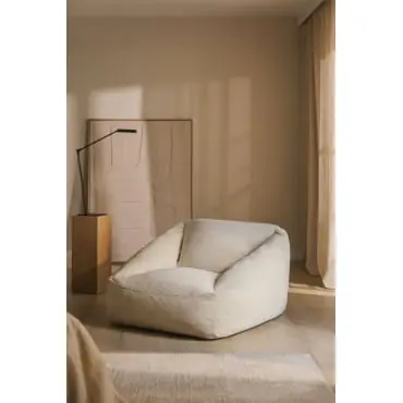 Poltrona pouf imbottita Thiago