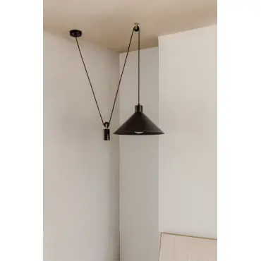 Lampada a sospensione da soffitto in ferro Filat