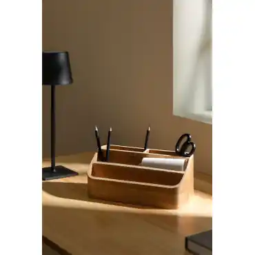 Organizzatore in legno di pino Bray